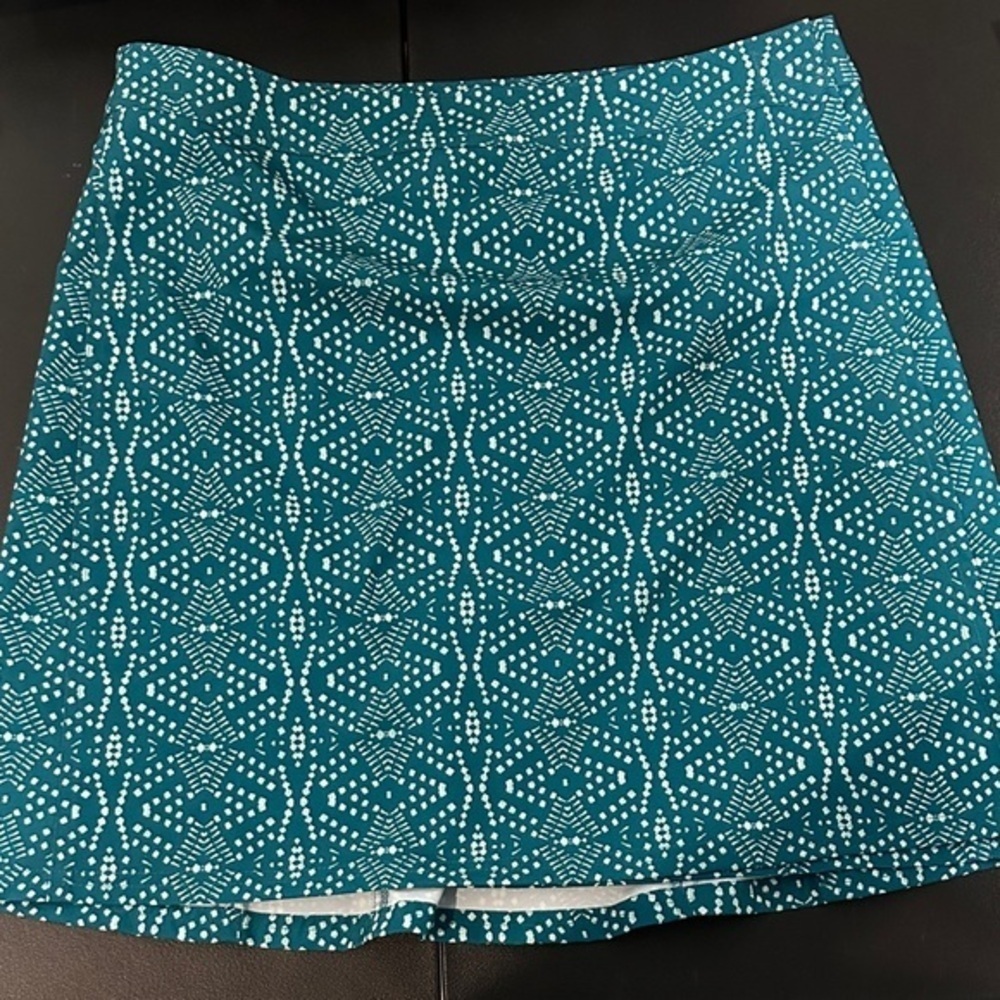 Ripskirt Hawaii blue and green patterned athletic skirt size large